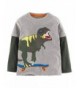Mengmeng Sleeve Dinosaur T shirts Toddler