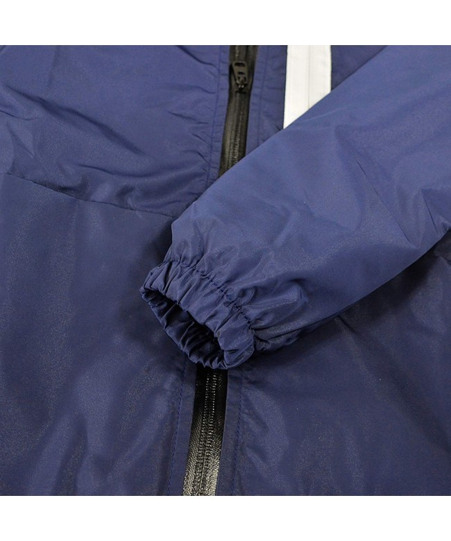 Boy's Kids Hooded Windproof Zipper Jackets Coats Windbreakers Raincoats ...