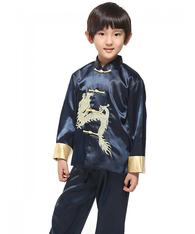 Evaliana Chinese Dragon Embroidered Outfits