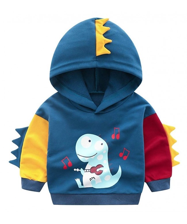 Cotton Dinosaur Hoodie Sleeve Years