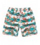 Aulase Shorts Drawstrings Striped Printed