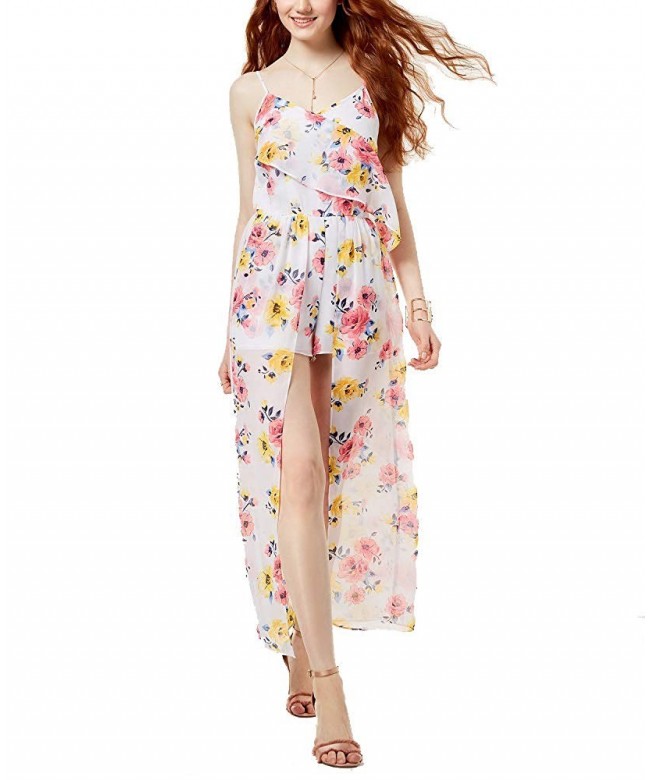 Edit Seventeen Juniors Floral Print Romper