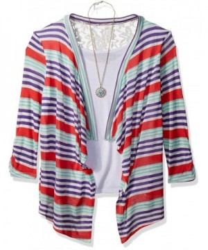 Amy Byer Girls Sleeve Cardigan