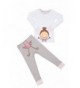 Meru Girls Ballerina Pajama Set