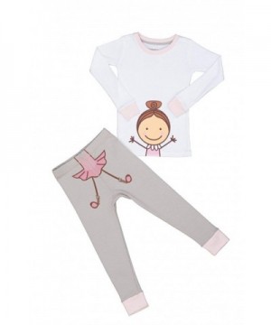 Meru Girls Ballerina Pajama Set