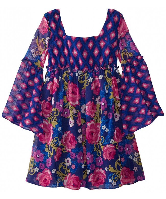 Emily West Printed Chiffon Sleeve