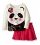 Kidtopia Girls Set Long Sleeve Panda