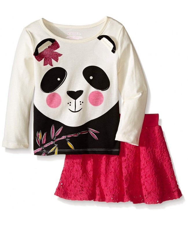 Kidtopia Girls Set Long Sleeve Panda