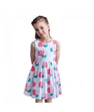 Little Girls Vintage Sleeveless Dresses