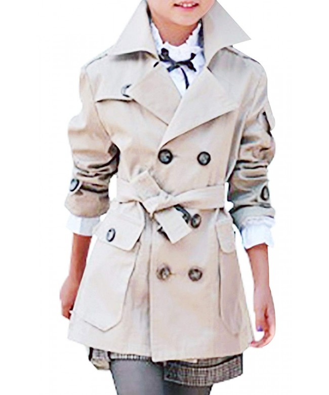 JiaYou Double Breasted Trench Outwear
