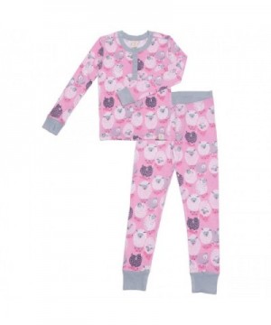 Munki Girls 2 Piece Pajama Sheep