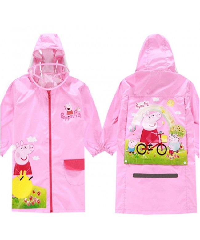 Children Cartoon Raincoat Poncho Slicker