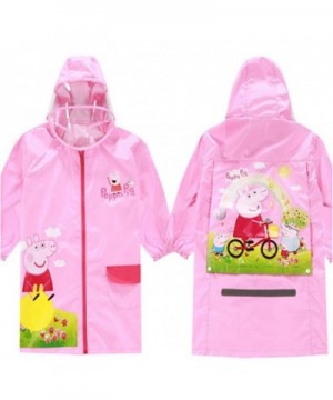 Children Cartoon Raincoat Poncho Slicker