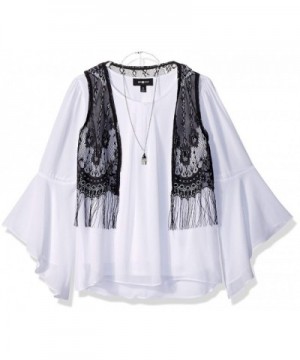 Amy Byer Sleeve Peasant Fringe