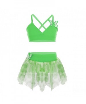 TiaoBug Butterfly Applique Swimsuit Swimwear