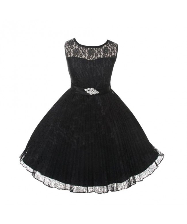 LSERVER Elegant Pleated Princess Vintage