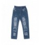 KISBINI Girls Rippped Jeans Pants