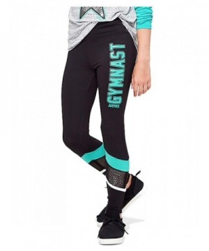 Justice Leggings Mesh Stripe Gymnastics