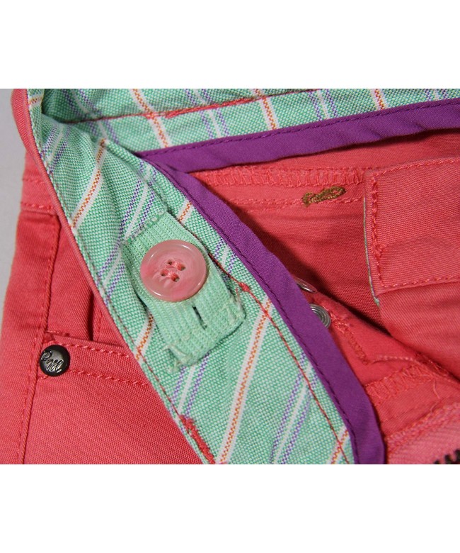 Toddler Girls' Slim Fit Cotton Pants - Peach Pink Jeans Adjustable ...