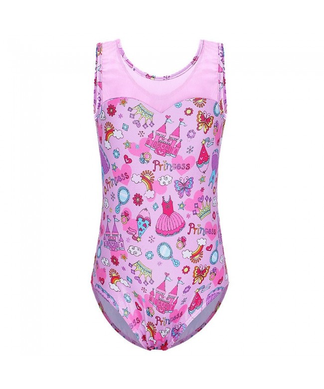 Leotard Toddler Gymnastics Spliced Outfit