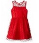 Marmellata Girls Illusion Party Dress