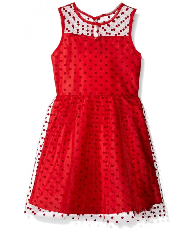 Marmellata Girls Illusion Party Dress