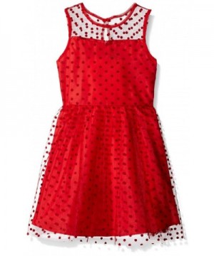 Marmellata Girls Illusion Party Dress