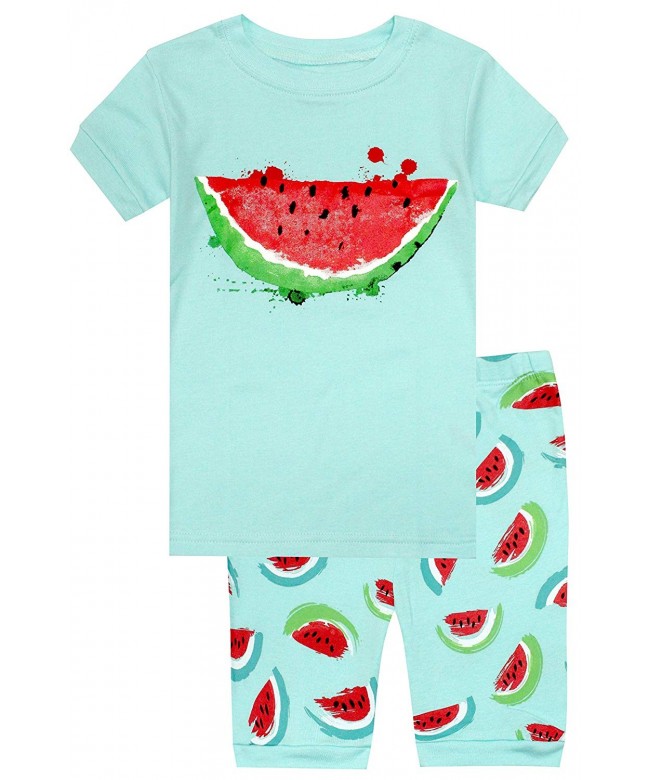 Elowel Shorts Watermelon Pajamas Toddler 10Y