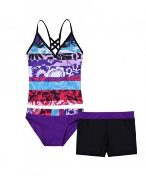 TiaoBug Summer Holiday Tankini Swimsuit