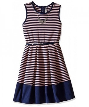 Beautees Girls Stripe Skater Dress