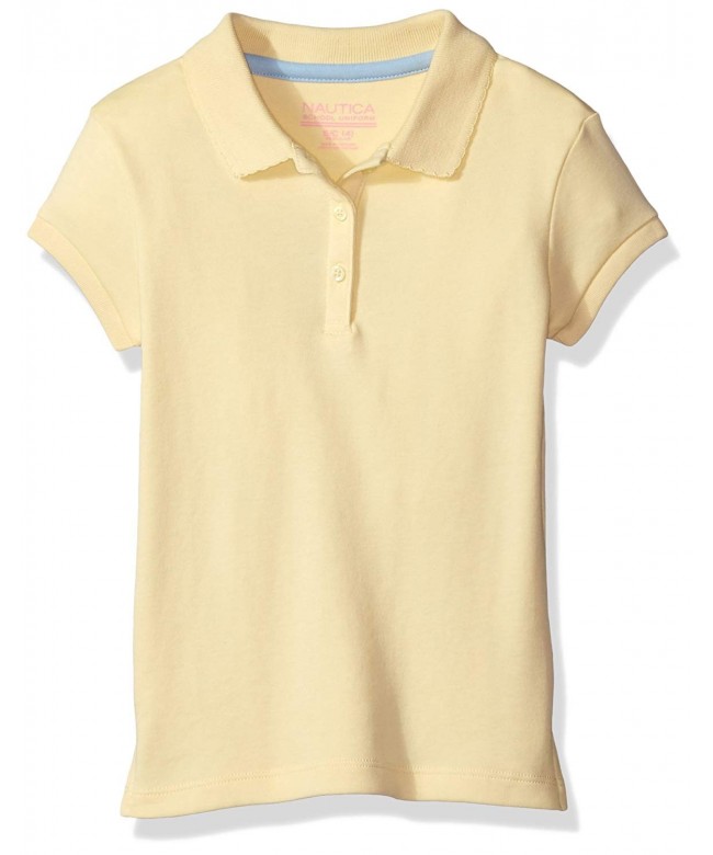 Nautica Girls Short Sleeve Polo