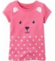 Carters Little Girls Bear T Shirt