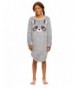 Girls Plush Fleece Nightgown Sleeve