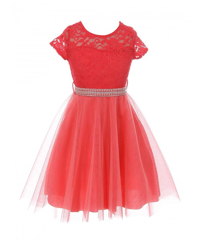 Flower Dress Tulle Skirt Pearl