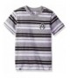 Akademiks Short Sleeve Stripe V Neck