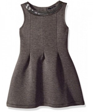 Nautica Girls Scuba Sequin Neckline